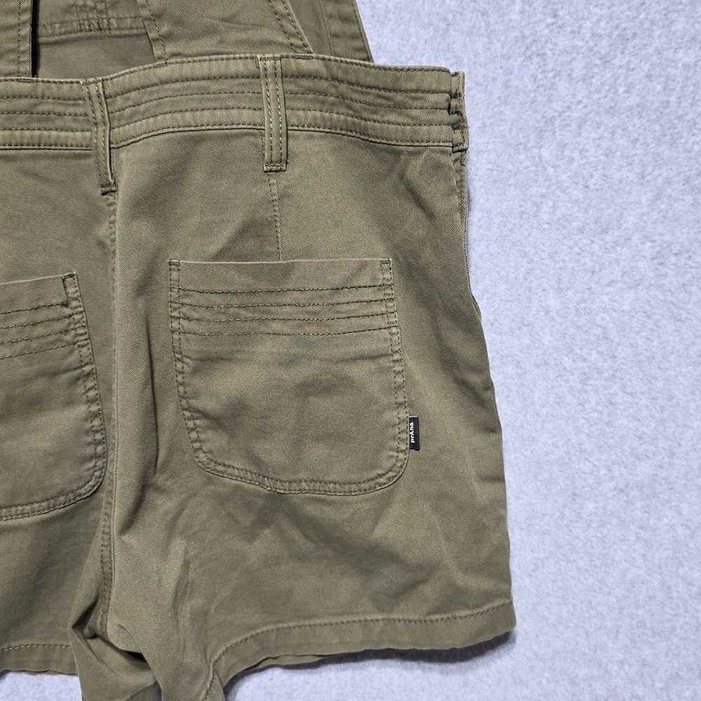 prAna Women's Green Canvas Overall Romper Shortalls - S - Picture 6 of 12